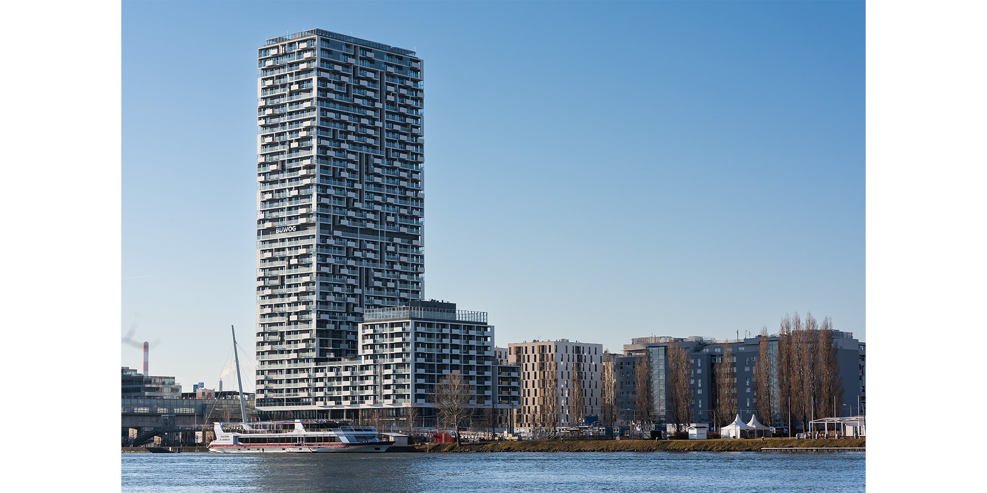 Stadt und Waterfront.